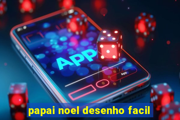 papai noel desenho facil